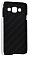 Кожаный чехол-накладка для Samsung Galaxy E5 SM-E500F/DS Aksberry (Белый)