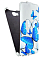 Кожаный чехол для Alcatel One Touch Hero / 8020D Armor Case (Белый) (Дизайн 11/11)