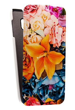 Кожаный чехол для Samsung Galaxy S6 Edge + G928T Armor Case "Full" (Белый) (Дизайн 9/9)
