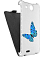 Кожаный чехол для Alcatel One Touch Idol Ultra 6033 Armor Case (Белый) (Дизайн 11/11)