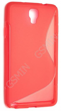 Чехол силиконовый для Samsung Galaxy Note 3 Neo (N7505) S-Line TPU (Красный)