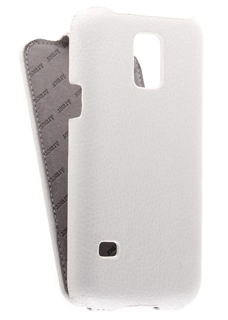 Кожаный чехол для Samsung Galaxy S5 mini Armor Case "Full" (Белый) (Дизайн 146)