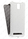 Кожаный чехол для Asus Zenfone C ZC451CG Armor Case (Белый) (Дизайн 144)