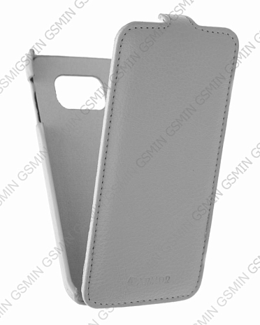 Кожаный чехол для Samsung Galaxy S6 Edge G925F Armor Case "Full" (Белый)