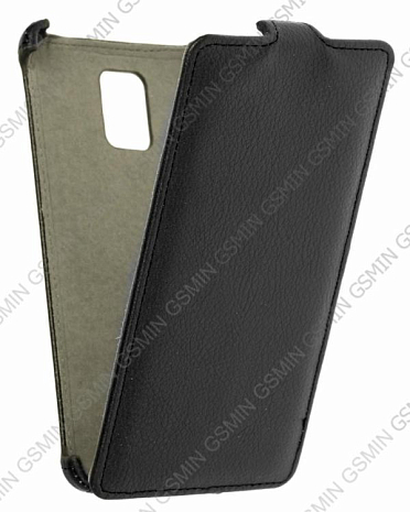Кожаный чехол для Samsung Galaxy Note 4 (octa core) Armor Case (Черный)