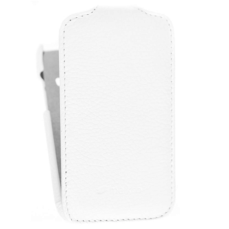    Samsung S6102 Galaxy Y Duos Melkco Premium Leather Case - Jacka Type (White LC)