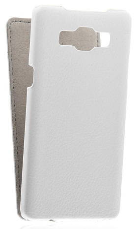 Кожаный чехол для Samsung Galaxy A5 Art Case (Белый) (Дизайн 140)