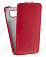 Кожаный чехол для Samsung Galaxy S6 G920F Sipo Premium Leather Case - V-Series (Красный)