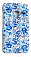 Кожаный чехол-накладка для Alcatel PIXI 3(4) 4013D Aksberry (Белый) (Дизайн 18)