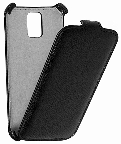 Кожаный чехол для Samsung Galaxy S5 Armor Case (Черный)