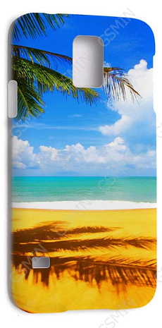 Чехол-накладка для Samsung Galaxy S5 (Белый) (Дизайн 113)