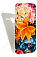 Кожаный чехол для Alcatel One Touch POP 3 5065D Armor Case (Белый) (Дизайн 9/9)