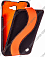 Кожаный чехол для Samsung Galaxy Note (N7000) Melkco Premium Leather Case - Special Edition Jacka Type (Black/Orange LC)