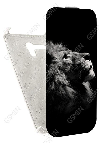 Кожаный чехол для Alcatel One Touch POP 3 5025D Aksberry Protective Flip Case (Белый) (Дизайн 143)