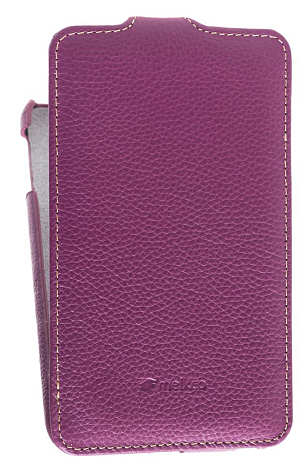    Samsung Galaxy Note (N7000) Melkco Premium Leather Case - Jacka Type (Purple LC)