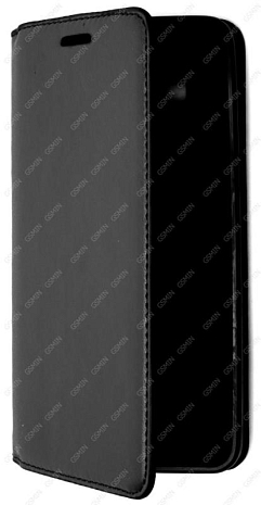 Кожаный чехол для Samsung Galaxy Grand Prime G530H на магните (Черный)