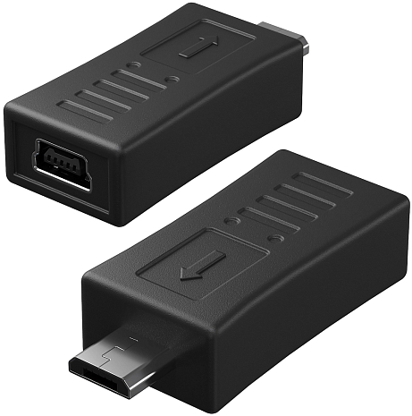   GSMIN RT-61 micro-USB (M) - mini-USB (F) ()