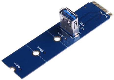   GSMIN DP20 NGFF M.2 - USB 3.0  PCI-E  ()