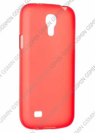 Чехол силиконовый для Samsung Galaxy S4 Mini (i9190) TPU (Красный Матовый)