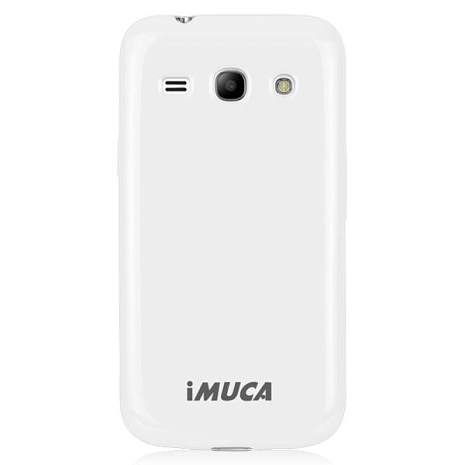 Чехол силиконовый для Samsung Galaxy Star Advance G350E iMUCA Colorful Case TPU (Белый)