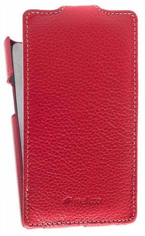    LG Optimus L9 / P760 Melkco Leather Case - Jacka Type (Red LC)