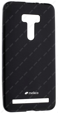 Чехол силиконовый для Asus Zenfone Selfie ZD551KL Melkco Poly Jacket TPU (Черный)