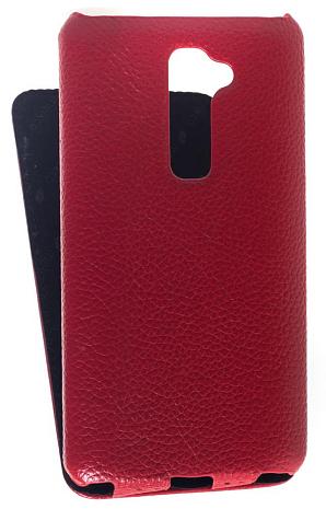    LG G2 D802 Melkco Leather Case - Jacka Type (Red LC)