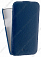 Кожаный чехол для Samsung Galaxy Mega 6.3 (i9200) Sipo Premium Leather Case - V-Series (Синий)