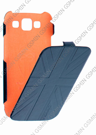    Samsung Galaxy S3 (i9300) Ferro Ultra Slim Case (Blue / Orange)