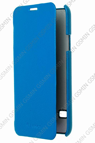 Кожаный чехол для Samsung Galaxy S5 Armor Case - Book Type (Голубой)