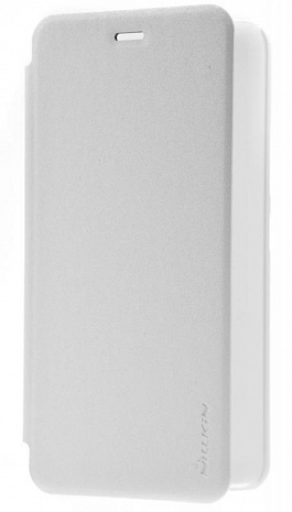 Чехол-книжка для Asus Zenfone 3 Max ZC520TL Nillkin Sparkle Series (Белый)