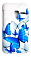Кожаный чехол-накладка для Alcatel PIXI 3(4) 4013D Aksberry (Белый) (Дизайн 11)