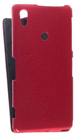    Sony Xperia Z2 Melkco Premium Leather Case - Jacka Type (Red LC)
