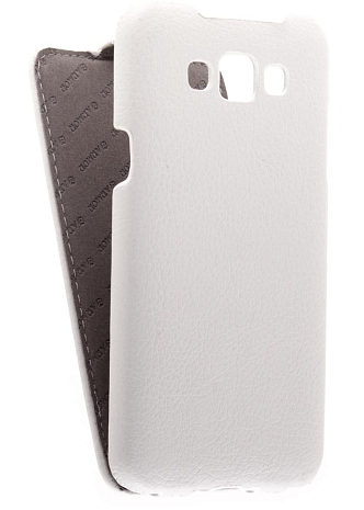 Кожаный чехол для Samsung Galaxy Grand 3 / MAX (SM-G7200) Armor Case "Full" (Белый) (Дизайн 151)