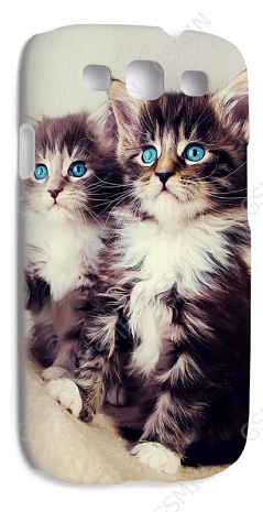 Чехол-накладка для Samsung Galaxy S3 (i9300) (Белый) (Дизайн 164)
