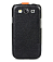    Samsung Galaxy S3 (i9300) Melkco Premium Leather Case - Special Edition Jacka Type (Black/Orange LC)