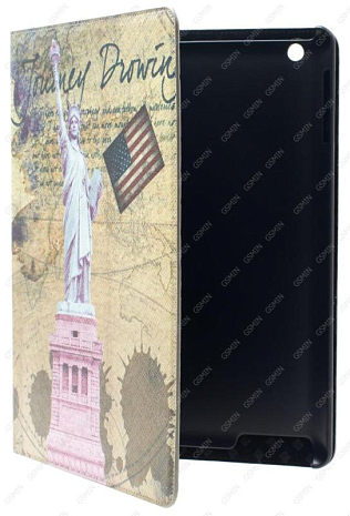 Кожаный чехол для iPad 2/3 и iPad 4 RHDS Case (Statue of Liberty)