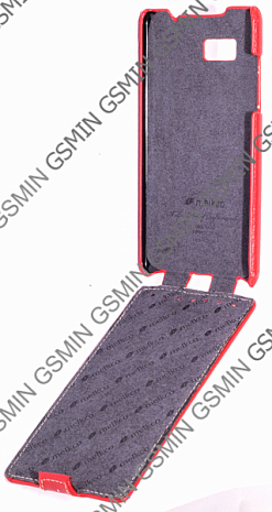    HTC Desire 600 Dual Sim Melkco Premium Leather Case - Jacka Type (Red LC)