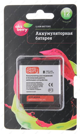  Aksberry  Nokia N85 / N86 / C7 BL-5K