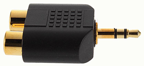    GSMIN A90 Mini Jack 3.5    (M) - 2x RCA  (F) ()