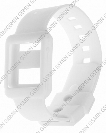 Силиконовый ремешок - чехол для Apple IPod Nano 6 (Белый)
