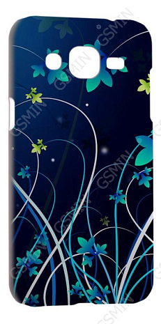 Чехол-накладка для Samsung Galaxy J2 (Белый) (Дизайн 176)