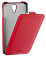 Кожаный чехол для Samsung Galaxy Note 3 Neo SM-N7505 Sipo Premium Leather Case - V-Series (Красный)