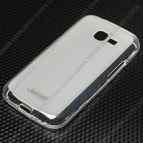 Чехол силиконовый для Samsung S7262 Galaxy Star Plus Jekod (Белый)