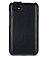    BlackBerry Q5 Melkco Premium Leather Case - Special Edition Jacka Type (Black/Orange LC)