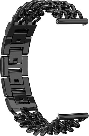   GSMIN Double Chain 22  Samsung Gear S3 Frontier / Classic / Galaxy Watch (46 mm) ()