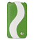    Apple iPhone 4/4S Melkco Leather Case - Jacka Type Special Edition (Green/White LC)