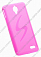 Чехол силиконовый для Alcatel One Touch Idol 6030 RHDS TPU (Розовый)