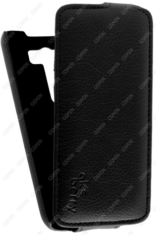 Кожаный чехол для Asus Zenfone 2 Laser ZE500KL Aksberry Protective Flip Case (Черный)