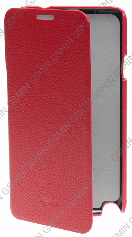 Кожаный чехол для Samsung Galaxy Note 3 (N9005) Sipo Premium Leather Case "Book Type" - H-Series (Красный)